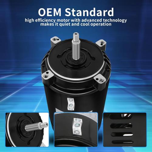 SP1610Z1MBK 1 1/9Hp Pool Pump Motor for Swimming Pool, Fit for Hayward Super II/Max-Fo/Northstar Pump Series Models