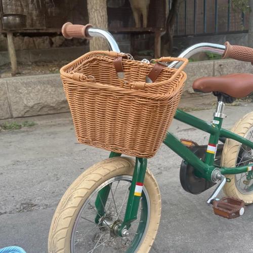 Removable Kids Bicycles Basket Colorful Bike Front Handlebars Storage Basket For Front Bicycles Mounting