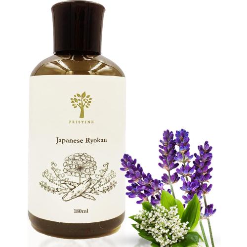 PRISTINE Japanese Ryokan/Inspired by Shang Hotel Reed Diffuser Refill with Free Reed Sticks | Fresh Lavender, Sandalwood Oil Diffuser Refills | Premium Hotel Lobby Reed Diffuser Oil Refill