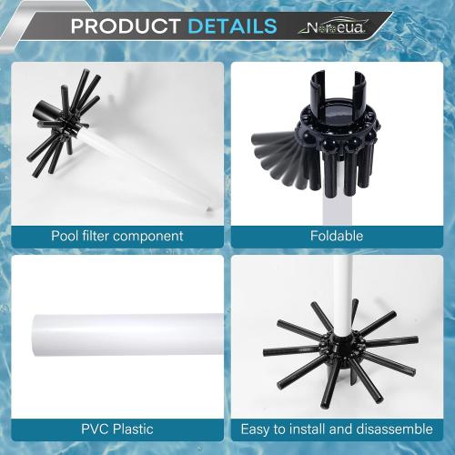 SX244DA Lateral Assembly with Center Pipe Replacement for Hayward Pro Sand Filter S244T Series