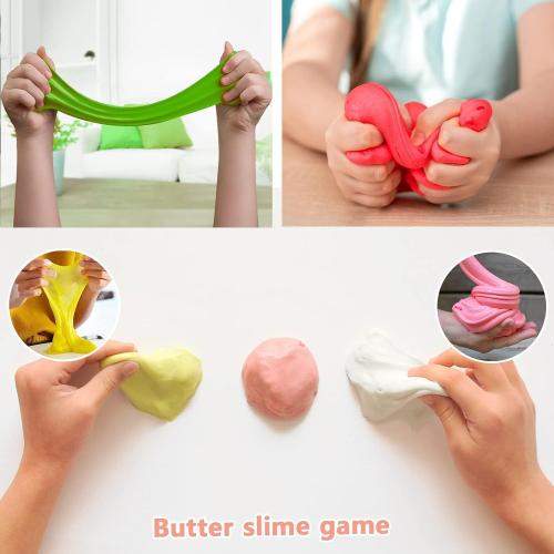 45 Pack Mini Butter Slime Kit, Scented Slime Party Favor Gifts, Soft & Non-Sticky, DIY Putty Toys for Kids, Stress Relief Toy, Classroom Reward for Girls Boys Easter Basket Stuffers