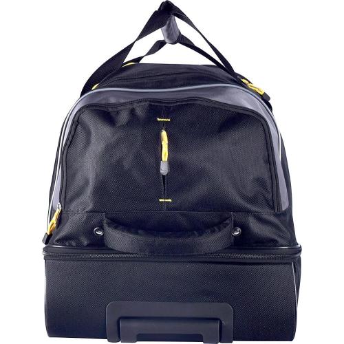 TPRC Sierra Madre II Upright Rolling Duffel Bag, Black/Gray, 30-Inch