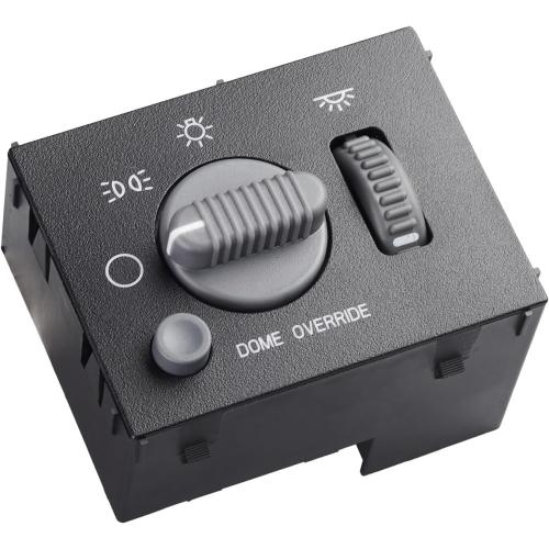 15755595 Headlight Dimmer Switch for 1999-2002 Chevy Silverado Tahoe Suburban Avalanche 1500 2500 3500, GMC Sierra Yukon XL 1500 2500, Escalade, Dome Light Switch- 15738843-D1534G-DS968-SW2157