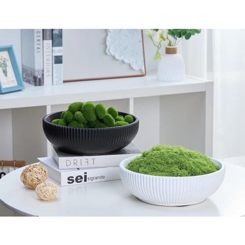 Aotea Crafts - Concrete Black Fruit Bowl for Kitchen Counter - Decorative Modern Industrial, Minimalist Fruit & Centerpiece Bowl - Sealed & Durable - Handcrafted -10 inch