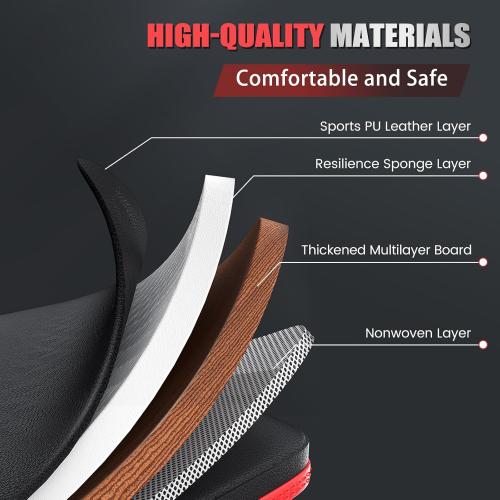 ALSO GO Adjustable Weight Bench, Workout Benches with Leg Extension & Extended Headrest, Foldable Incline Decline Bench Press, Roman Chair, Full Body Strength Training Equipment for Home Gym