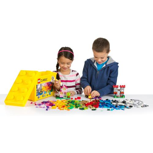 LEGO Classic Large Creative Brick Box 10698 Building Toy Set, Toy Storage Solution for Home or Classrooms, Interactive Building Toy for Kids, Boys, and Girls