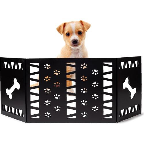 Free Standing Pet Gate | Pet Gate for Small Dogs | Free Standing Dog Gate for Stairs | Freestanding Dog Gates for Doorways | Freestanding Pet Gates for Dogs | Width 23.5-47 inch | Height 18.75 inch