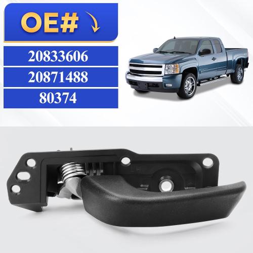 20833606 Left Driver Side Interior Door Handle Kit for 2007-2014 Chevy Silverado, Tahoe, Suburban, Avalanche/GMC Sierra, Yukon, Yukon XL/Cadillac Escalade 20871488, 80374