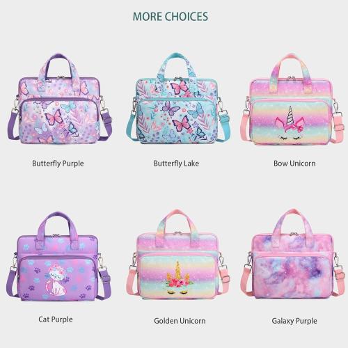 Octsky Kids Tablet Carrying Sleeve Bag - 12.5 Inch Protective Bag with Shoulder Strap, Soft Lining