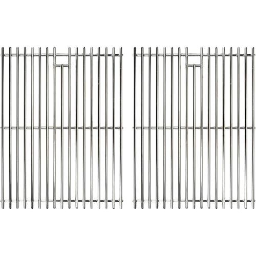 Grill Grates for Nexgrill 4 Burner 720-0830H 720-0830D 720-0670A 720-0783C 720-0783E 720-0958A, 17 Stainless Replacement Parts for 5 Burner 720-0888N Charbroil 463241113 463446015, Kenmore Gas Grill