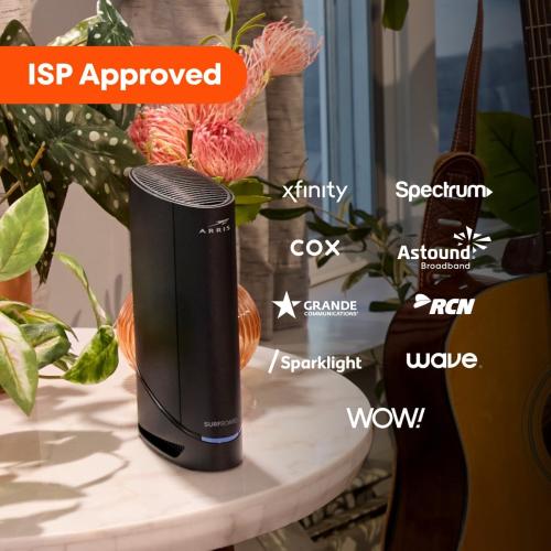 ARRIS (G20) - Cable Modem Router Combo - Fast DOCSIS 3.1 Multi-Gigabit WiFi 6 (AX3000), Approved for Comcast Xfinity, Cox,