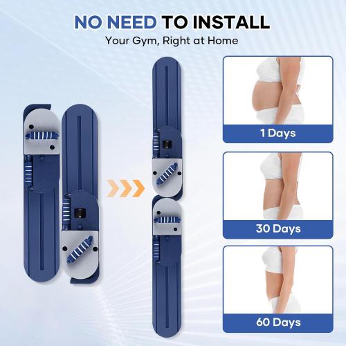 Pilates Reformer Board, 15-in-1 Mini Pilates Machine Set, Multifunctional & Foldable Core Exercise Ab Board, Portable Pilates Board for Home Office Workout Equipment