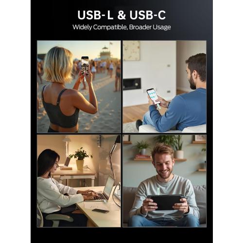 256GB Photo Stick for iPhone Flash Drive, Memory Stick Phone Storage for Photos and Videos Files Backup, Compatible with iPhone iPad Android PC, Plug & Play, No App Required (Green)