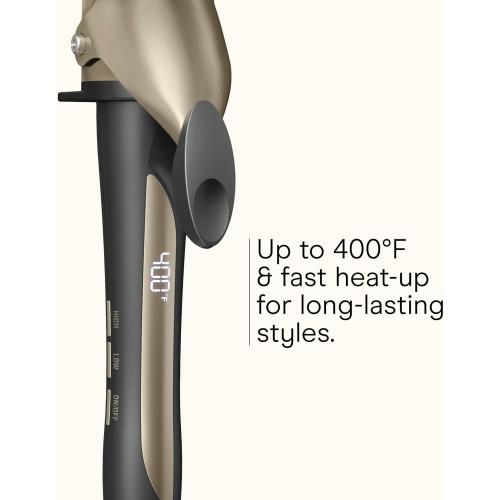 INFINITIPRO BY CONAIR 1 3/4-inch Curling Iron, 1 3/4 inch barrel produces voluminous curls – for use on medium and long hair, CD1009