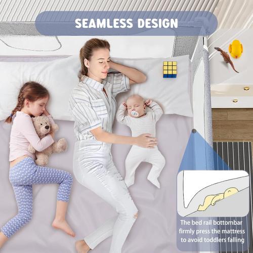 G TALECO GEAR Bed Rail for Toddlers, Stable Protective Bed Side Rails, Baby Bedrail Guard for Twin Full Queen & King Size Bed (78.7 Inch, 1 Piece)