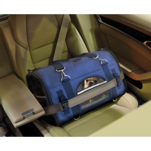 6-in-1 Sturdy Pet Carrier Backpack, Front Pack, Shoulder Bag, Pet Hand Bag, Car Seat Crate, Soft-Sided pet Carrier, Small Dog & Cat Travel Carrier, Size Medium for Pets 14-16 Long