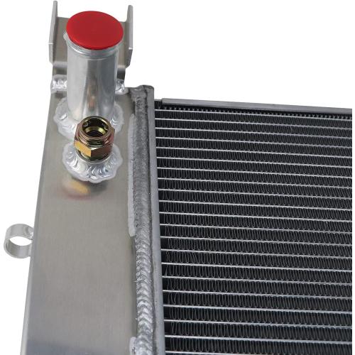 CoolingCare All Aluminum Double Oilcooler 3 Row Radiator for 1999-2011 Chevy Silverado, GMC Sierra 1500 2500 Series V8 Engine (19 x 40 OVERALL)