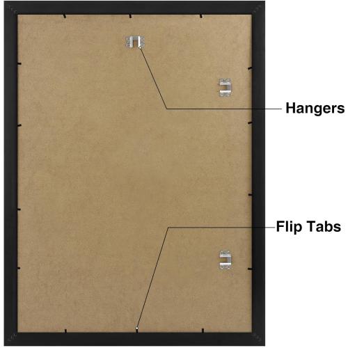 Vittanly 18x24 Picture Frames Set of 2, Ornate Vintage Photo Frame for Wall Mount, Display 16x20 Pictures with Mat or 18x24 without Mat, Rustic Gold