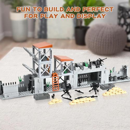 Ice Hockey Building Set with 8 Ice Hockey Player - Tabletop Battle Game - Creative Sports Toy - Standard Brick Compatible Kids STEM Building Kit