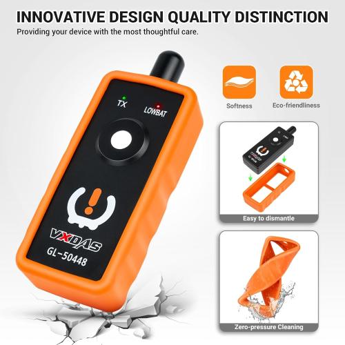 VXDAS GL50448 TPMS Relearn Tool Compatible for GM Chevy Tire Pressure Sensor Reset Activation Tool OEC-T5 for GM/Buick/Chevrolet/Cadillac/Nissan/Series Vehicles 2024 Edition