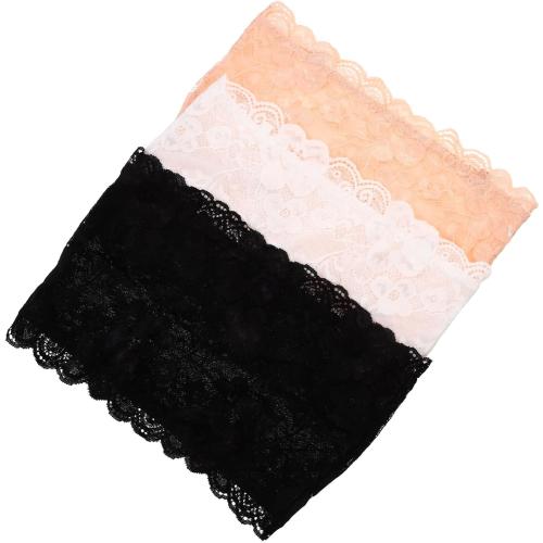 3pcs Women's Floral Lace Strapless Bandeau Tube Top with Bra - One Size, Stretchy and Comfortable for Everyday Wear