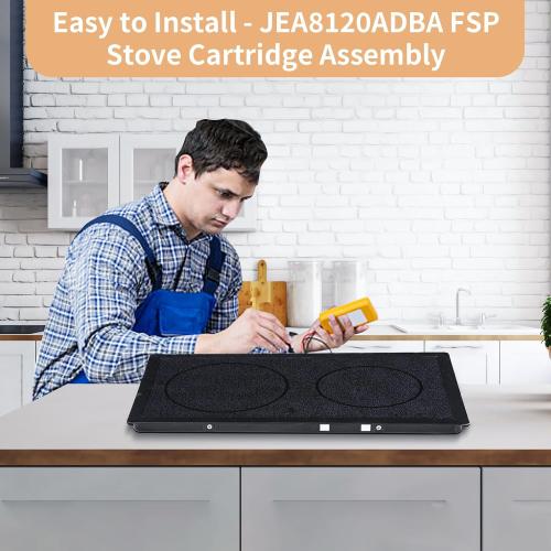 Black Radiant Cartridge JEA8120ADB, A122B Radiant Cartridge Compatible with Jenn Air, Whirlpool, Maytag, Kenmore - Replaces AP4118038, AH2103256, EA2103256, PS2103256, JES9750