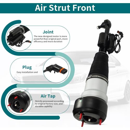 Front Right Air Suspension Shock Absorber Strut 2213201838 for Mercedes-Benz S550 S450 S350 CL550 2007-2013 4MATIC AWD OE 2213200538