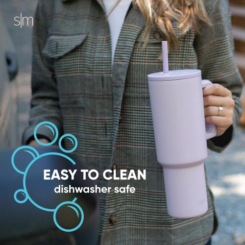 Simple Modern Plastic Reusable Straws | BPA Free and Waste Reducing Plastic Straw for Tumblers and Travel Mugs | Trek Collection | 12 Pack | Assortment 1