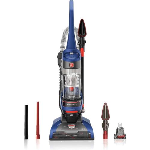Hoover WindTunnel 2 Whole House Rewind Bagless Vacuum Cleaner, Corded Upright Vac, HEPA Media Filtration, Blocks Allergens and Absorbs Odors, Corded Vacuum Cleaners for Home Use