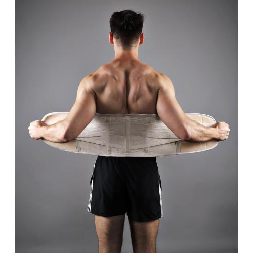 Back Brace for Lower Back Pain Men Women, Back Support Brace & Elastic Supports Belly Band Stomach Wrap Waist Belt Waist Trainer, Waist Brace Waist Trainer for Men Sciatica Pain Relief (Beige, XX-Large)
