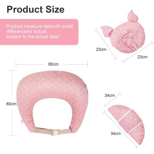 Nursing Pillow for Breastfeeding, Breastfeeding Pillows for More Support for Mom and Baby, with Adjustable Waist Strap