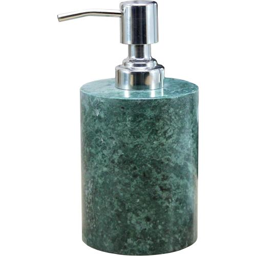 Soap Dispenser Lotion Dispenser - Made of Natural Stone in Green Color - Luxury Bathroom Accessories Bath Set (Green)