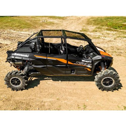 SuperATV Dark Tinted Teryx Roof for 2023  Kawasaki Teryx KRX 4 1000 | 1/4 Polycarbonate | Protects from the Elements Without Obstructing View | Rattle-Free Fit | USA Made