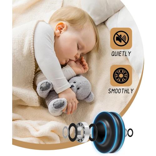 Double Barn Door Hardware Kit - 8 FT Steel Heavy Duty Rail Exterior Sliding Barn Doors Slide Track Roller Set with Floor Guide Fits 24 inch Wide Panel for Garages/Closets/Bedroom/Kitchen (Black)