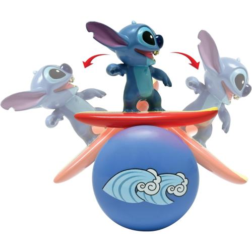 LEXiBOOK, Disney Stitch, The Interactive Surfer Stitch Robot – Self-Balancing, Light and Sound Effects, Portable Toy with Reactive Sensors, Blue, ROB01D