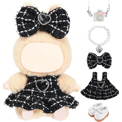 17 cm Cute Doll Clothes Design Outfits Accessories Mini Big Into Energy Monster Case Cover Protector Box Bag Display Charm Figure Keychain