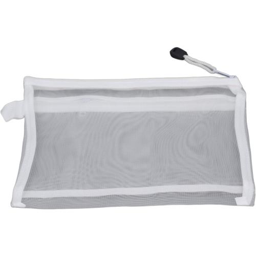 14PCS Zipper Mesh Pouch Double Layer A5 Size Nylon Mesh Zipper Pouch Bag