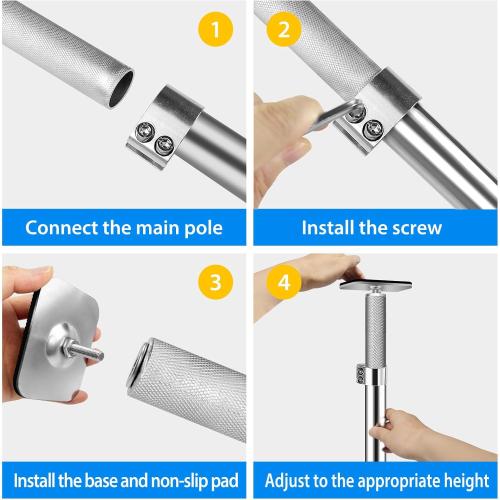 Undermount Sink Brackets.Undermount Sink Support,Undermount Sink Repair Kit, Adjustable Support PolKitchen Sink Brackets