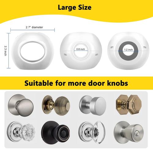 Door Knob Safety Cover for Kids, Large Size Child Proof Door Knob Covers