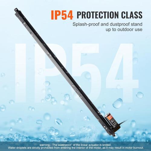 Linear Actuator 12V, 20 Inch High Speed 0.55/s Linear Actuator, 220lbs/1000N Linear Motion Actuator with Mounting Bracket and IP54 Protection