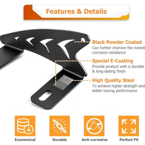 WeiSen 240W Roof LED Light Bar Kit with Plug & Play Wiring Harness, 42 Curved LED Light Bar and Upper Windshield Mounting Brackets Compatible with Polaris RZR PRO R 4 2022-2026