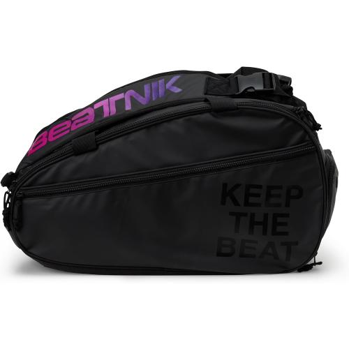 Color Black and Purple BEATNIK Pickleball Bag Pro Tour – Premium Pickleball Duffel Bag with Large Capacity, Ventilated Shoe Compartment, Durable & Water-Resistant for Travel and Tournaments