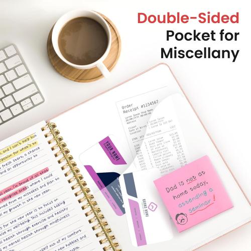 Taja Lined Spiral Journal Notebook for Women & Men, 140 Pages, College Ruled Hardcover Notebook for Work & Note Taking, Journals for Writing, A5(6x8) - Pink