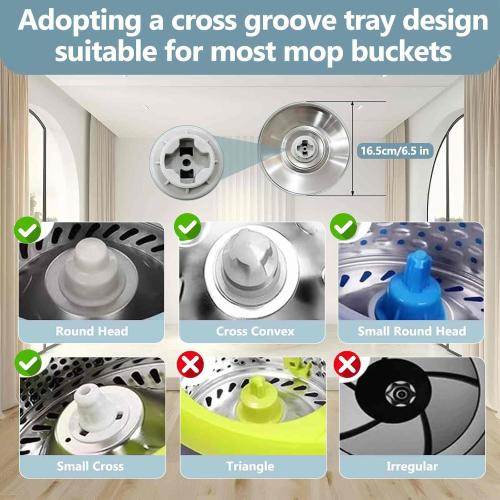 Replaceable Handle for Rotating mop, 360° Rotation Adjustment,Wet Dusting Mop, Includes 3 Microfiber Mop Replacement Heads, Suitable for Floors, Walls, Outdoor Areas, and Various Home Scenarios
