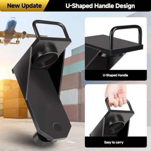 2Pack Shipping Container Jack Lug-Shipping Container Booster Lifter|Storage Container Leveler Booster Shipping Container Accessories for Container Homes Booster Leveler