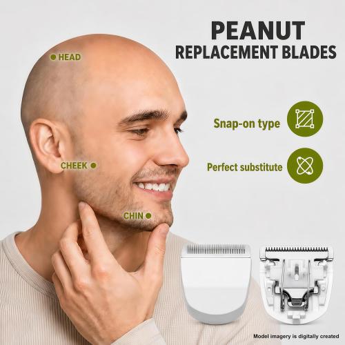 Trimmer Replacement Blades #2068-300 Compatible with Wahl Peanut Clipper