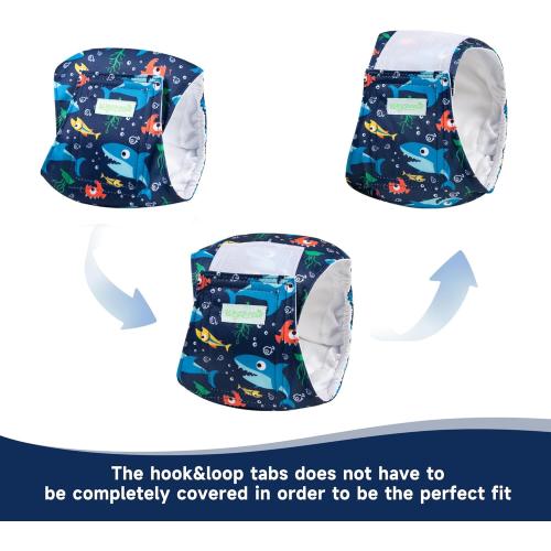 wegreeco Small Dog Diapers Male,Reusable Belly Bands for Male Dogs,Washable Doggie Puppy Diapers Wraps,Medium Large Size(5 Pack Small)