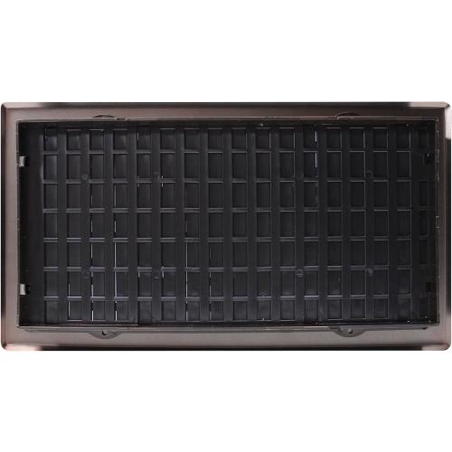 Decor Grates AJH614-RB Oriental Floor Register, 6X14 Inches, Rubbed Bronze Finish