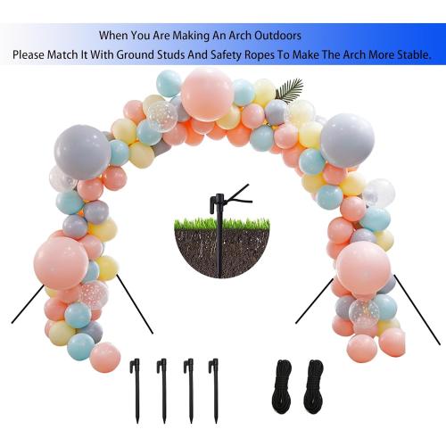 Balloon Arch, Innovation Large Sturdy Balloon Arch Kit,10Ft Wide & 9FT Tall Adjustable Balloon Stand with Water Fillable Bases, Manual Pump - for Wedding, Birthday, Baby Shower, Graduation