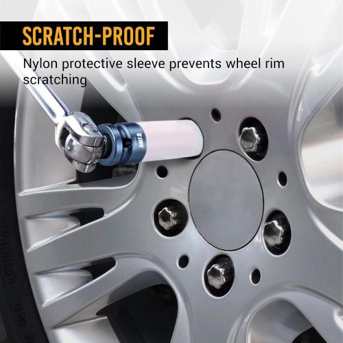 EWK 17mm Protective Lug Nut Socket for Mercedes Benz with Convex Flower Head Lug Nuts